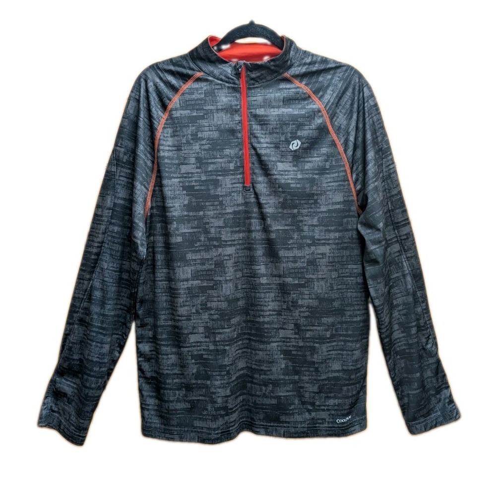 SB Tech Cool Play Men's Large 1/2 Zip Athletic Shirt Pullover Walking Outdoors